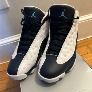 Air jordan retro 13 obsidian size 9 100% original